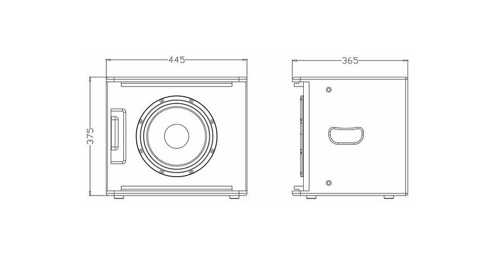 Пассивный cабвуфер FDB ES110S фото 4