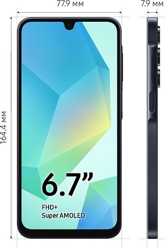 Смартфон Samsung SM-A165F Galaxy A16 128Gb 4Gb черный моноблок 3G 4G 6.7" 1080x2340 Android 14 50Mpix 802.11 a/b/g/n/ac NFC GPS GSM900/1800 GSM1900 TouchSc фото 3