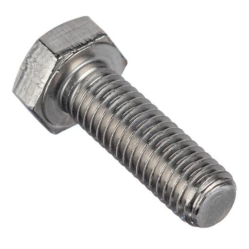 Болт DIN 933 М12х40 полная резьба шестигранная голова класс прочности 8.8 покрытие цинк фото 1