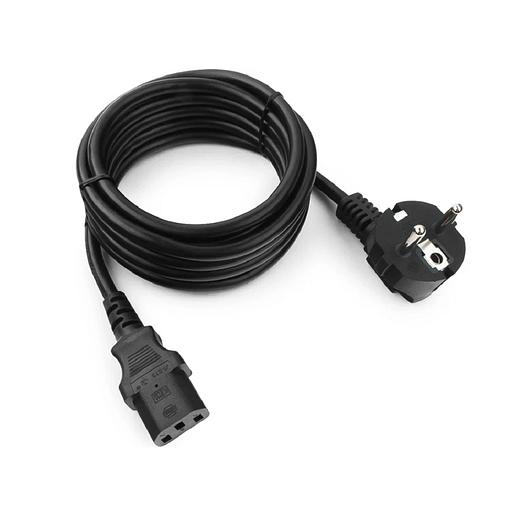 Кабель питания Cablexpert (RU) Schuko-C13, 3x1.5мм2, 10A, с заземлением, медь, 3м, черный, пак (PC-186-1.5-3M) фото 1