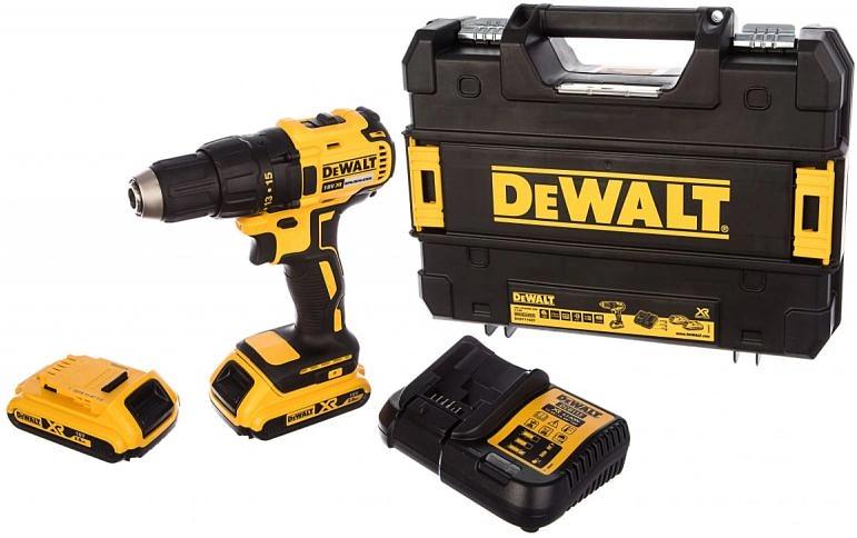 Дрель-шуруповерт DeWalt DCD777D2T-QW аккум. патрон:быстрозажимной (кейс в комплекте) фото 3