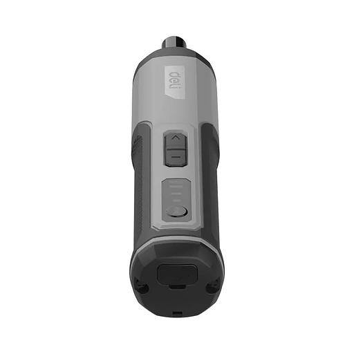 Отвертка аккумуляторная Deli DC160 (4В, 2А*ч, 5Нм, 300об/мин, Type-C, набор бит 24 шт, пласт. кейс) фото 5