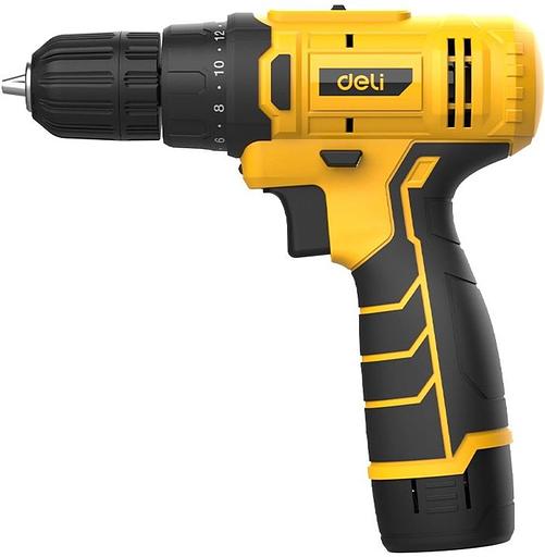 Дрель-шуруповерт аккумуляторная Deli DL-DZ12-4A2 (1 АКБ*2Ач+ЗУ, 12В, 30Нм, коробка) фото 2