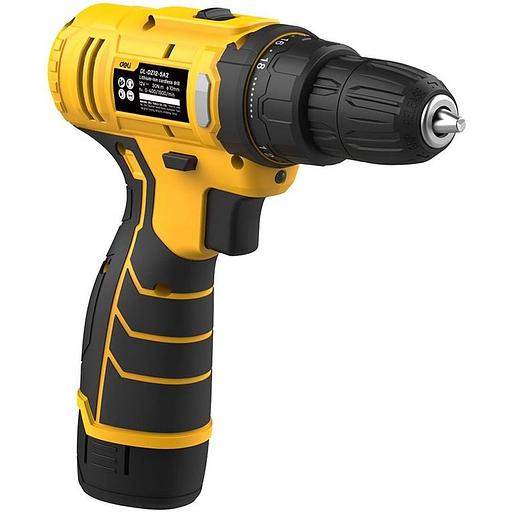 Дрель-шуруповерт аккумуляторная Deli DL-DZ12-5A2 (1 АКБ*2Ач+ЗУ, 12В, 30Нм, кейс) фото 4