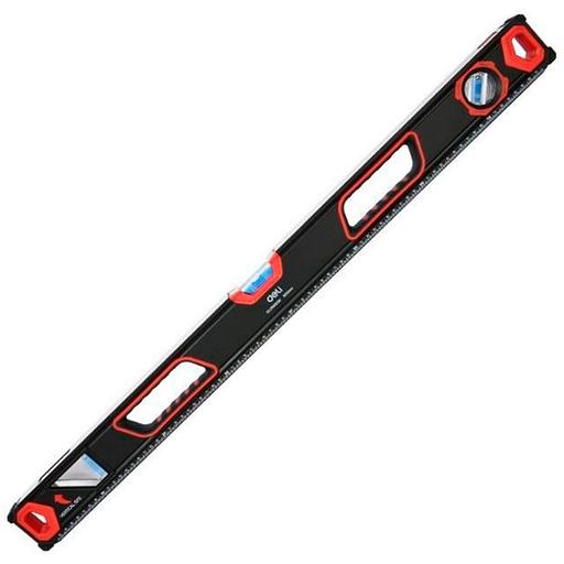 Строительный уровень Deli DL290800K 800мм, зеркальный глазок, двухсторонняя фрезеровка фото 1