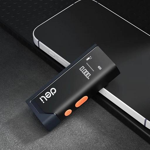 Deli Лазерный дальномер "Home Series Black" Deli DL331150 диапазон измерений 0,05~50м, точность измерения ±3мм, 370 мАч, OLED дисплей, Type-C, вес 48 грамм, эксклюзивный дизайн фото 4