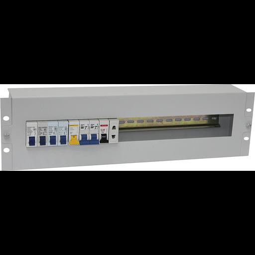 Панель 19" с DIN-рейкой 3U фото 3