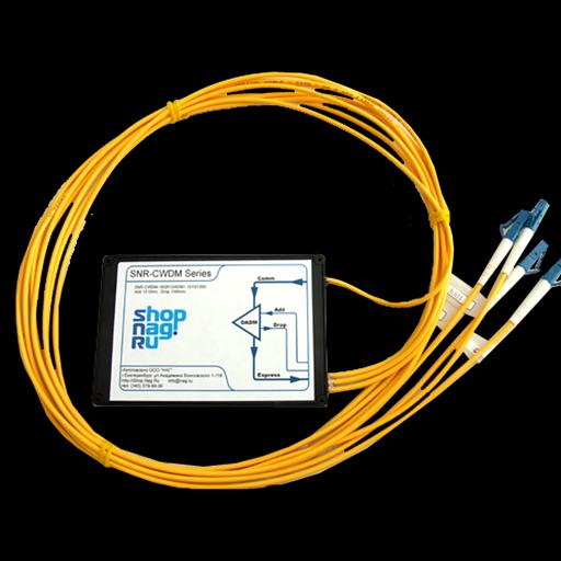 Модуль Add/Drop SNR-DWDM-OADM1-1550.92/1531.90 для одноволоконных DWDM сетей фото 1