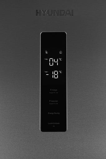 Холодильник Hyundai CC35083F 2-хкамерн. нержавеющая сталь фото 4