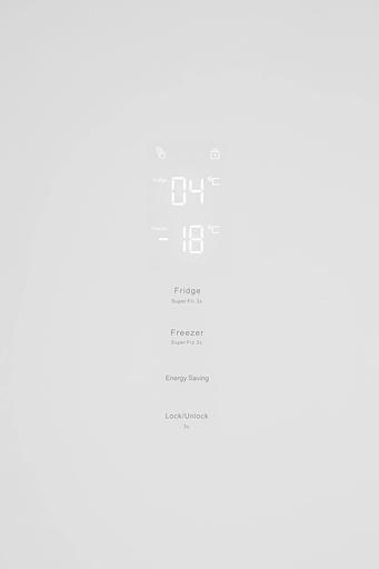 Холодильник Hyundai CC35083F белое стекло 2-хкамерн. белый фото 4