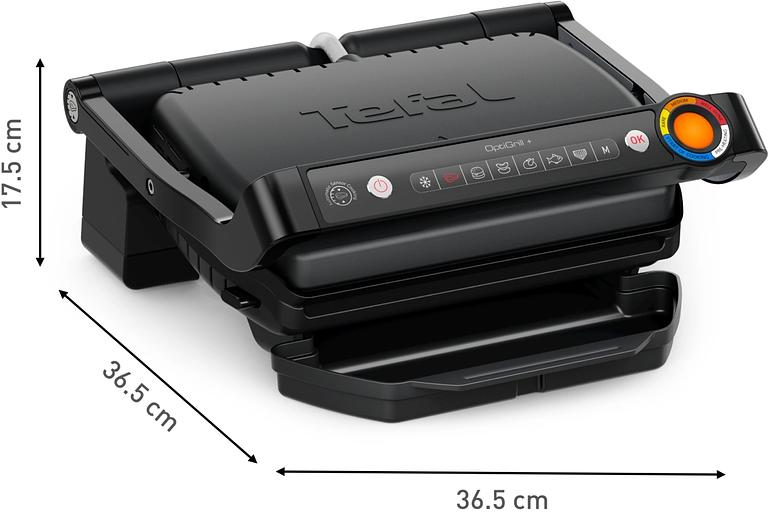 Электрогриль Tefal Optigrill+ GC717810 2000Вт черный/серый фото 3