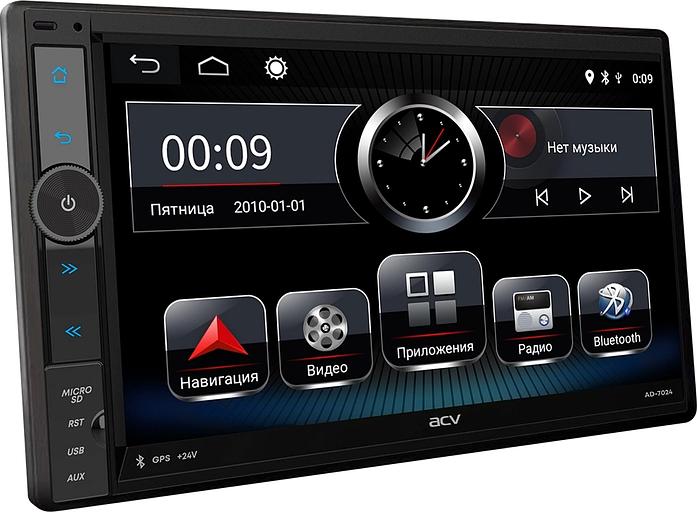 Автомагнитола ACV AD-7024 2DIN 4x45Вт 2000Mb Android 11 6.9" (43186) фото 1
