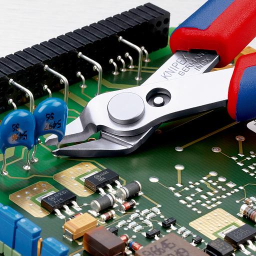 Бокорезы прецизионные ElecTronic Super KNips резка - мягкая проволока 02-16мм проволока средней твердости 1мм L=125мм высокочастотная закалка режущих кромок до 60HRC INOX - инструментальная сталь 2-компонентные рукоятки фото 4