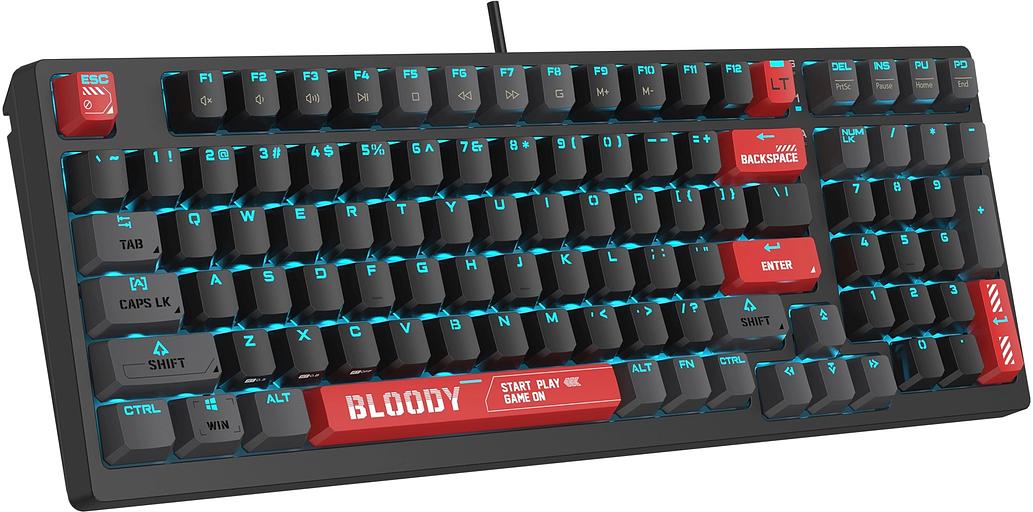 Клавиатура A4Tech Bloody AT98 механическая черный/красный USB for gamer LED (AT98) фото 8