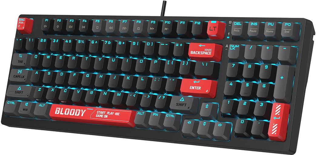 Клавиатура A4Tech Bloody AT98 механическая черный/красный USB for gamer LED (AT98) фото 9