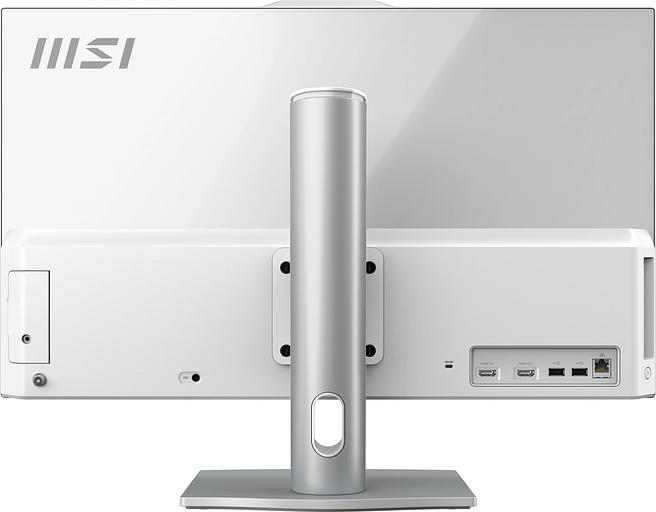 Моноблок MSI Modern AM272P 1M-678XRU 27" Full HD Core 7 150U (1.8) 16Gb SSD512Gb Graphics noOS GbitEth WiFi BT 120W клавиатура мышь Cam белый 1920x1080 фото 4