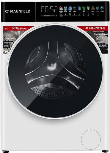 Стиральная машина Maunfeld MFWM129WH05 класс: A+++ загр.фронтальная макс.:9кг белый инвертер фото 2