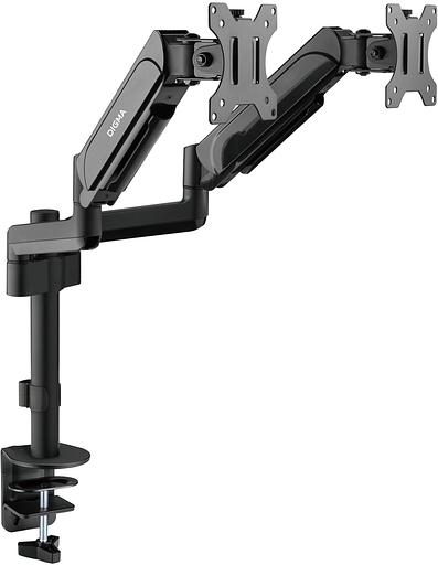 Кронштейн для мониторов ЖК Digma D-MM202D черный 17"-32" макс.9кг крепление к столешнице поворот и наклон фото 5