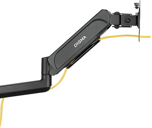 Кронштейн для мониторов ЖК Digma D-MM202D черный 17"-32" макс.9кг крепление к столешнице поворот и наклон фото 8