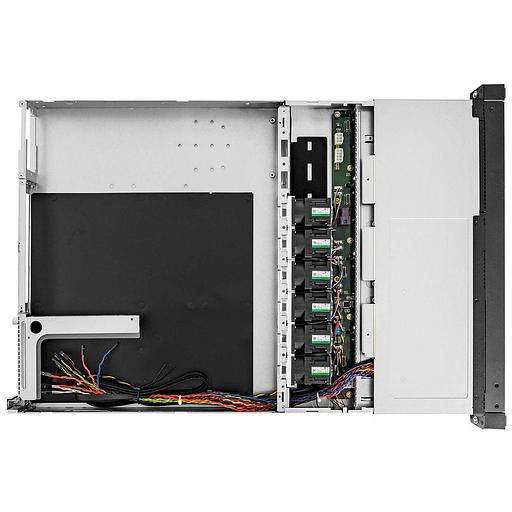 Корпус In-Win IW-RS104-07 Single 650w Acbel/FAN 4056mm*6/SLIMSAS*4 BP)/2.5"/3.5" hot-swap HDD tray (gray color)*4/28"RAIL/power cord*2/I/O shield universal/ Riser Card for 1Uxx-07 series, PCIe Gen 3 x 16, left-facing 90degree фото 7
