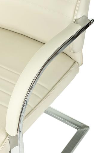 Кресло Бюрократ T-8010-LOW-V слоновая кость эко.кожа полозья фото 6