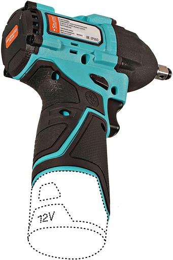 Гайковерт Sturm! CW1212BL голубой фото 6