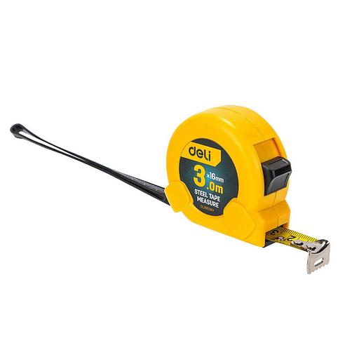 Измерительный и разметочный инструмент Deli Рулетка Deli DL280316 3м*16мм, метрическая фото 1