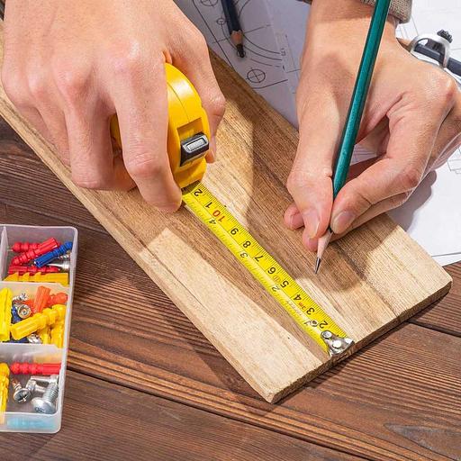 Измерительный и разметочный инструмент Deli Рулетка Deli DL280316 3м*16мм, метрическая фото 3