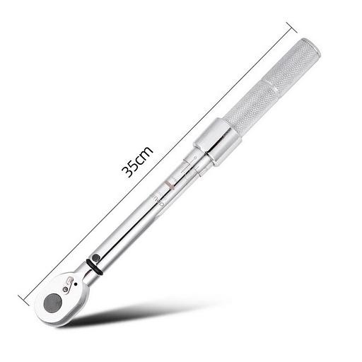 Ключ Deli Динамометрический ключ предельный Deli DL170025 5-25Нм, 3/8", головка Cr-Mo, 72 зуба, точность +/- 3%, противоскользящая рукоятка, кейс фото 4