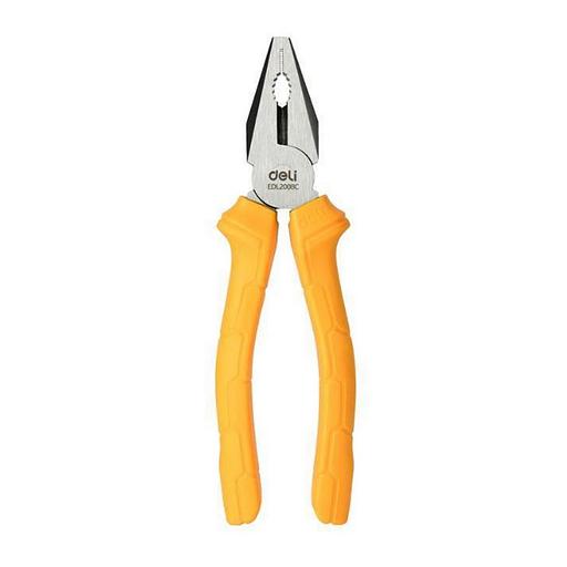 Шарнирно-губцевый инструмент Deli Комбинированные плоскогубцы Deli DL2008C 200мм, пластиковая рукоять фото 1