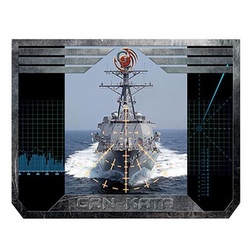 Коврик PGK-07 warship Dialog Gan-Kata - игровая поверхность для мыши c цветным рисунком фото 1