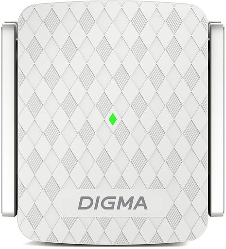 Повторитель беспроводного сигнала Digma D-WR400 AC1200 10/100BASE-TX/Wi-Fi белый фото 2
