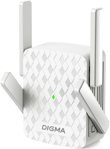 Повторитель беспроводного сигнала Digma D-WR400 AC1200 10/100BASE-TX/Wi-Fi белый фото 4