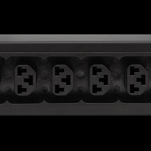 Блок розеток с функцией измерения серии IEX тип PM на 24хIEX (C13/C19), шнур питания 3м с вилкой IEC 60309 16A 1P+N+E фото 3