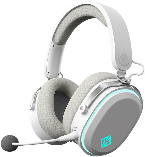 Наушники с микрофоном GMNG GG-HS405W белый мониторные BT/Radio/3.5mm оголовье (1899880) фото 1