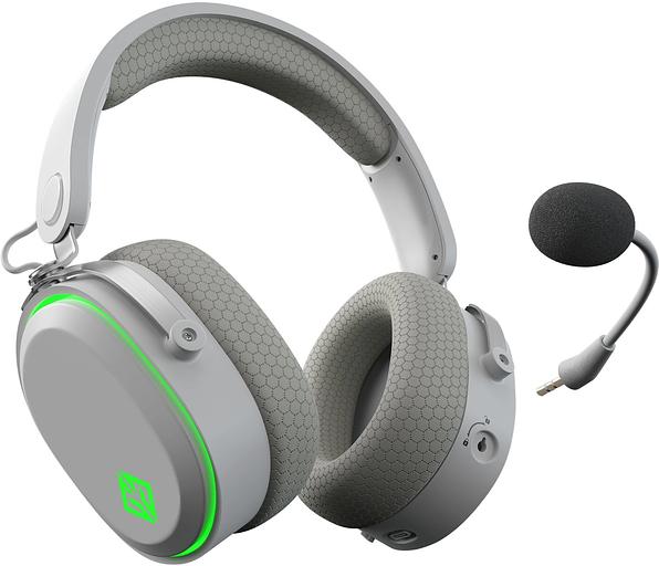 Наушники с микрофоном GMNG GG-HS405W белый мониторные BT/Radio/3.5mm оголовье (1899880) фото 4