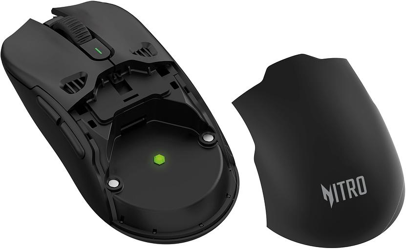 Мышь Acer Nitro OMR404 черный оптическая 12000dpi беспров. BT/Radio USB 6but (ZL.MCEEE.02T) фото 7