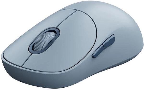 Мышь Xiaomi Wireless Mouse 3 синий оптическая 1200dpi silent беспров. BT/Radio для ноутбука (BHR8914GL) фото 2