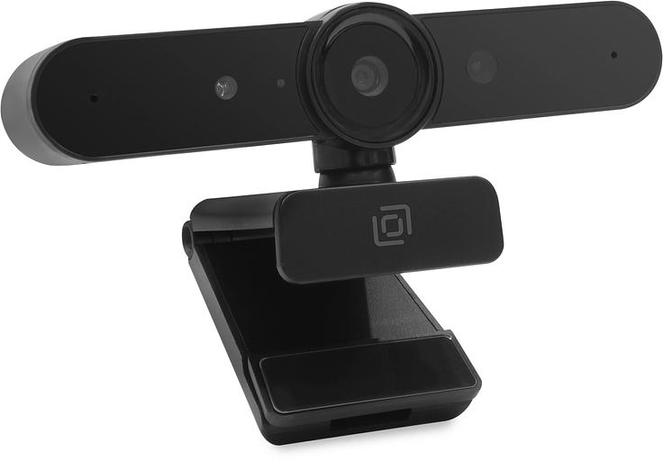 Камера Web Оклик OK-C031FH черный 2Mpix (1920x1080) USB2.0 с микрофоном фото 2