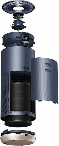 Воздухоочиститель Smartmi Air Purifier 2 40Вт синий (KQJHQ02ZM) фото 2