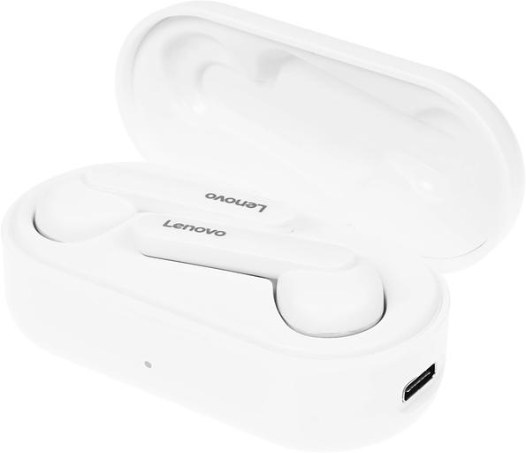 Гарнитура внутриканальные Lenovo HT28 белый беспроводные bluetooth в ушной раковине (УТ000023560) фото 1