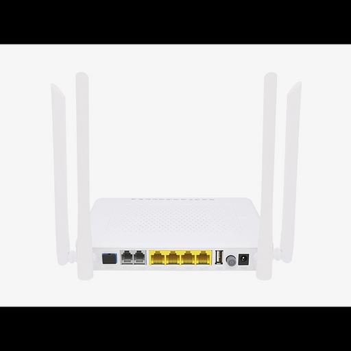 Абонентский терминал ONU GPON, 4 порта 10/100/1000Base-T, 2 порта POTS, WiFi 2.4/5 фото 1