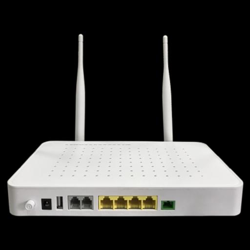 Абонентский терминал ONU BDCOM GPON, 4 порта 10/100/1000Base-T, 2 порта POTS, Wi-Fi фото 1