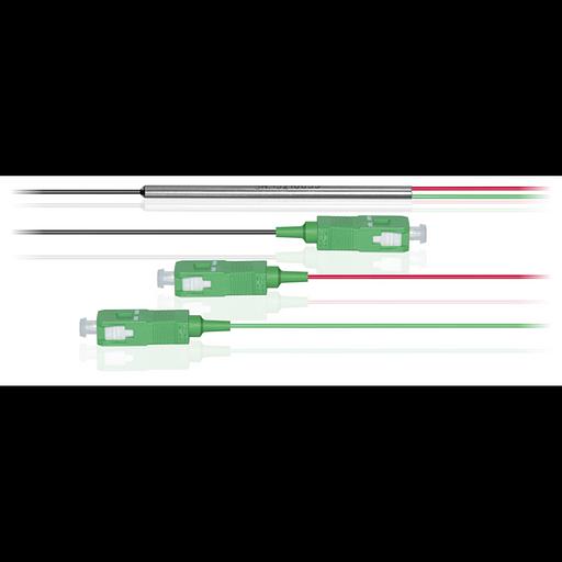Делитель оптический бескорпусный трехоконный 1х2-40/60 SC/APC фото 2
