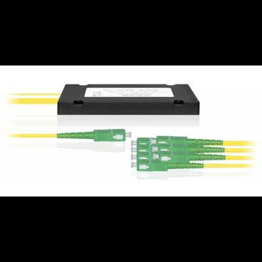 Делитель оптический корпусный трехоконный 1х7 SC/APC фото 1