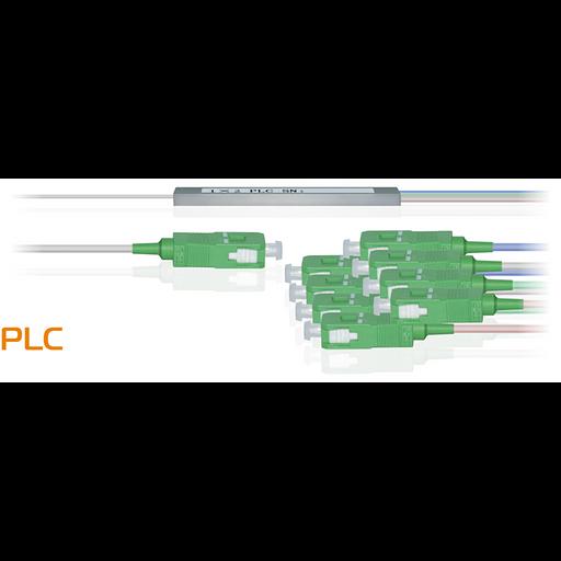 Делитель оптический планарный бескорпусный SNR-PLC-M-1x8-SC/APC фото 1