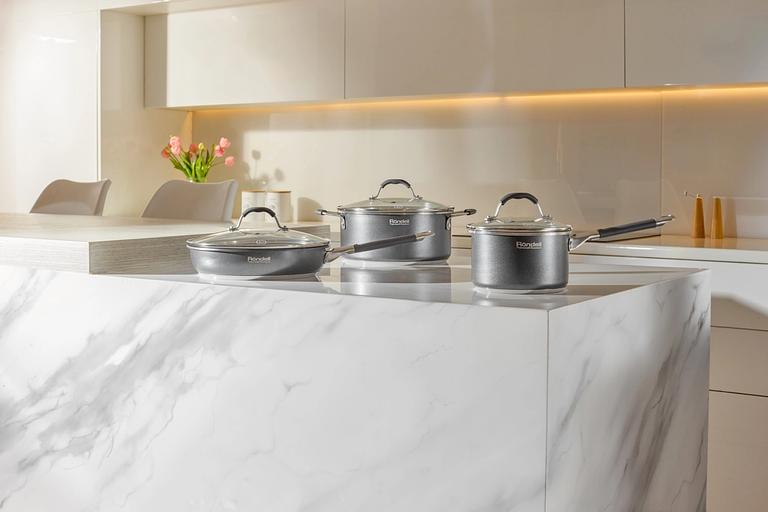 Ковш Rondell Stern RDS-008, 1.9л, с крышкой 16см, серый фото 10