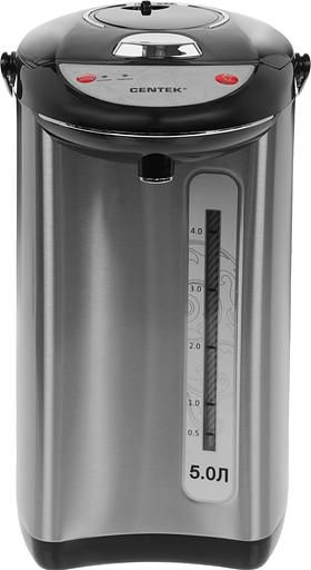 Термопот Centek CT-1083 (сталь) 5.0л, 750Вт, 3 способа подачи воды, двойная защита от перегрева фото 1