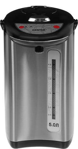 Термопот Centek CT-1083 (сталь) 5.0л, 750Вт, 3 способа подачи воды, двойная защита от перегрева фото 4