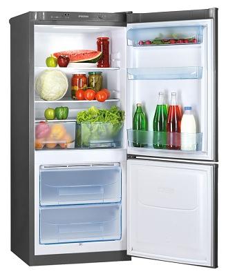 Холодильник Pozis RK-101 графитовый двухкамерный 156/57 л морозилка снизу фото 1